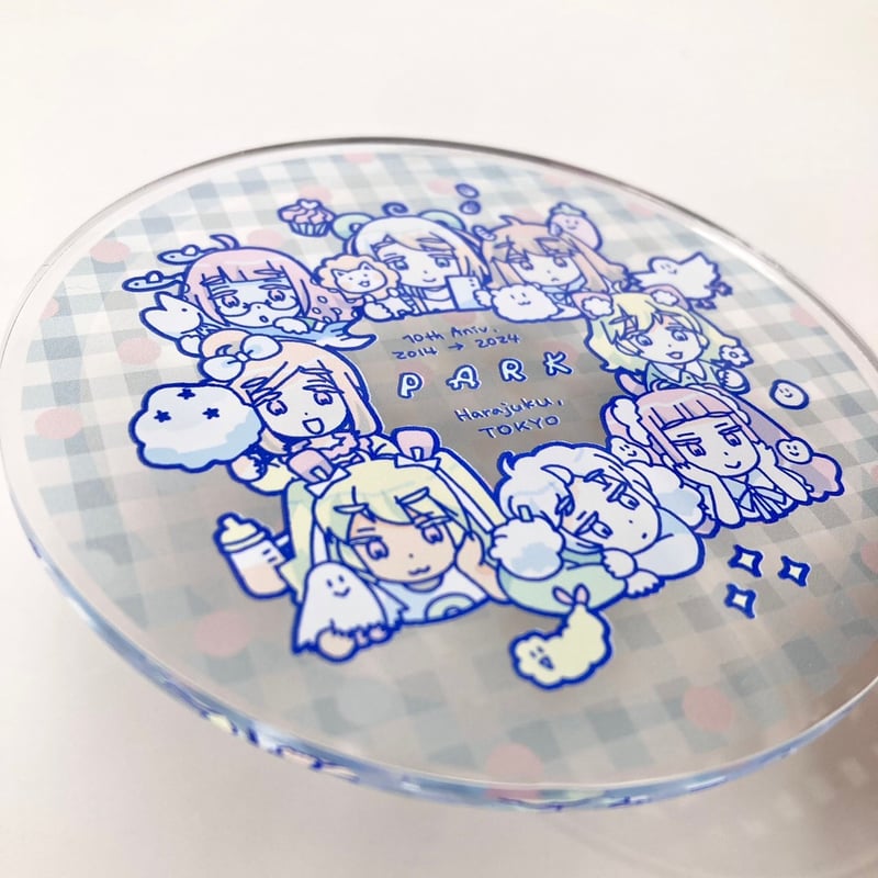 523 ヘタミュ ステッカー アクリルコースター みんなあつまれアクリルコースター（Everyone Gather Together Acryl