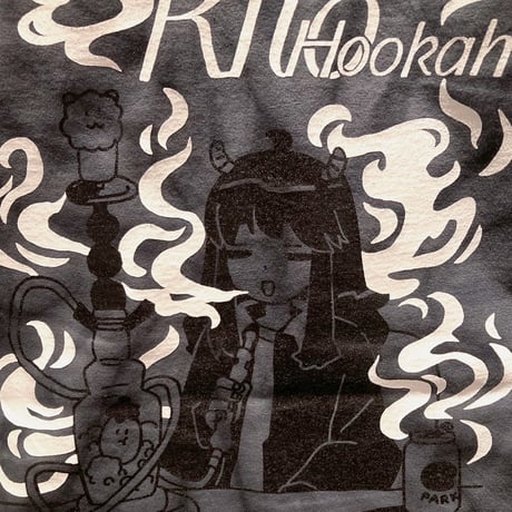 りとシーシャ DARK HAZE Tシャツ（Rito Hookah Dark Haze T-Shirt）
