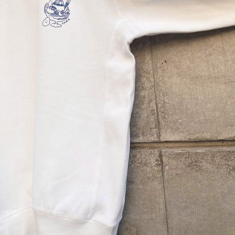 まりカフェスウェット ホワイト（Mari Cafe Sweatshirt White）