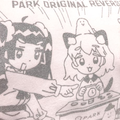 PARKリバーシ バトルスタート ロンT ホワイト（PARK Reversi Battle Start Long Sleeve T-Shirt White）