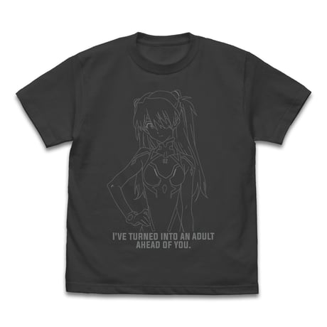 【COSPA】式波・アスカ・ラングレー ラインアート Tシャツ [EVANGELION] 0135-1337 スミクロ