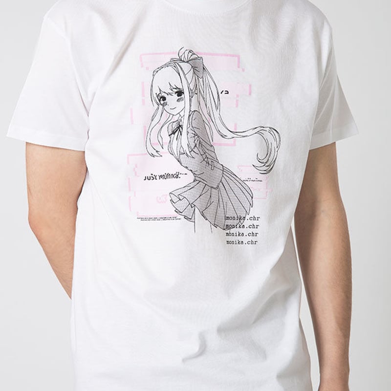BFFR キャラ Tシャツ ドキドキ文芸部 インターネット ゲーム M ホワイト BFFR キャラ Tシャツ ドキドキ文芸部 インターネット ゲーム M