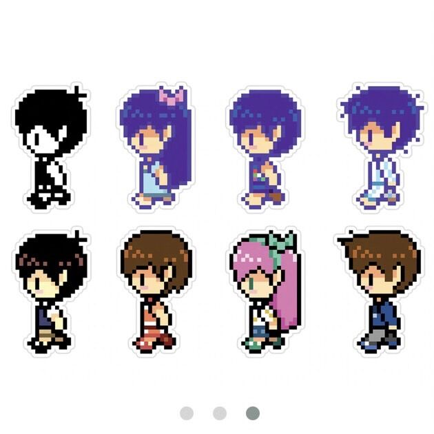 OMORI】WALKING WITH FRIENDS Sticker Set【OMOCAT】