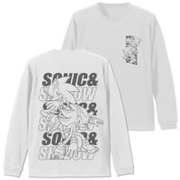 【COSPA】SONIC＆SHADOW 袖ロングスリーブTシャツ ホワイト [ソニック・ザ・ヘッジホッグ] 0383-1749