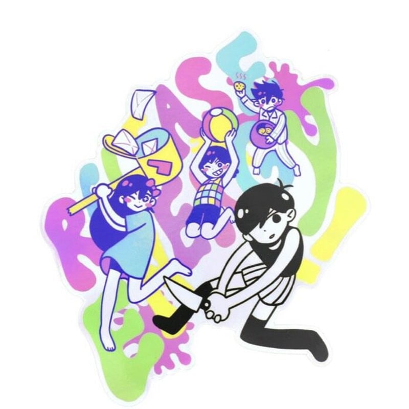 OMORI】RELEASE ENERGY! Holographic Sticker【OMOC