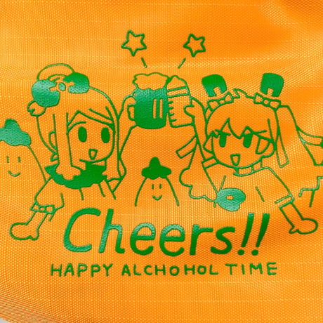 ビアガーデン ミニウエストポーチ オレンジ（Beer Garden  Mini Waist Pouch Orange）