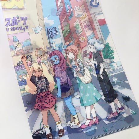 東京ガンボ　原宿おさんぽ　 A5クリアファイル