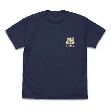 【二次元COSPA】ネコアルク ワンポイント刺繍Tシャツ [月姫 -A piece of blue glass moon-] 2325-1489 インディゴ