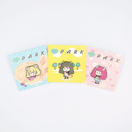 PARKオリジナルキャラクターピンバッジ