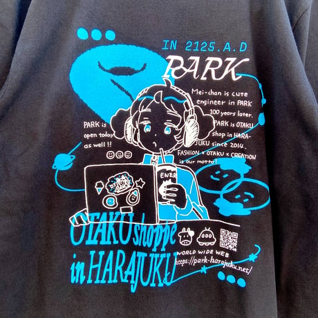 FUTUREメイちゃん Tシャツ ブラック（Future Mei-Chan T-Shirt Black）