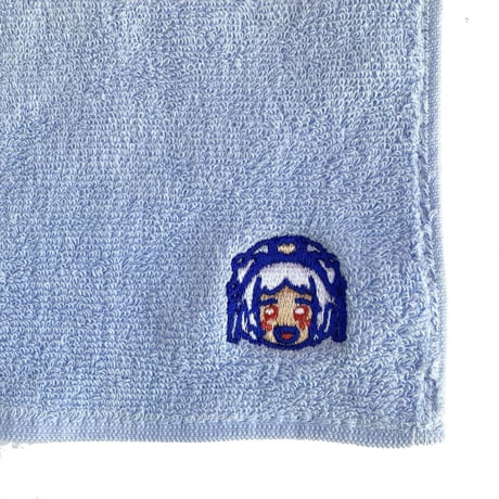 原宿バーチャルパーク　ケムリくん　刺繍タオルハンカチ