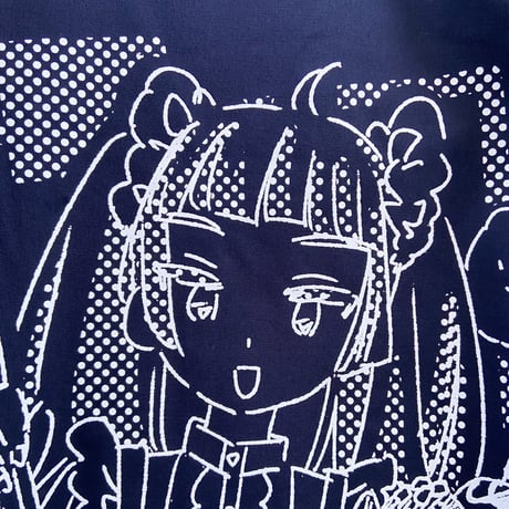 まりカフェロングスリーブシャツ ダークネイビー（Mari Cafe Open Collar Long Sleeve Shirt Dark Navy）