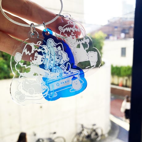 PARKリバーシ アクリルキーホルダー（PARK Reversi Acrylic Key Chain）