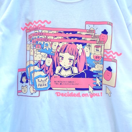 まりとデート Ｔシャツ Ver2.0 ホワイト（Date with Mari T-Shirt Ver2.0 White）