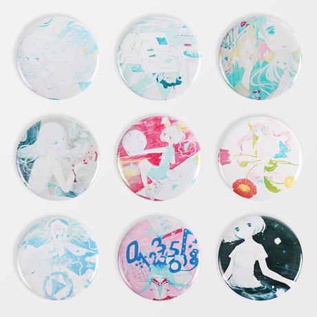【YUtuKI/明晰夢】界展缶バッジ (全9種類)