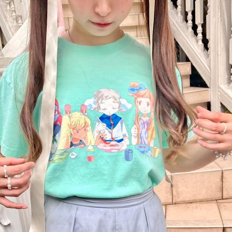 【東京ガンボ】晩餐　S/S Tee　SHIRT　ミントグリーン