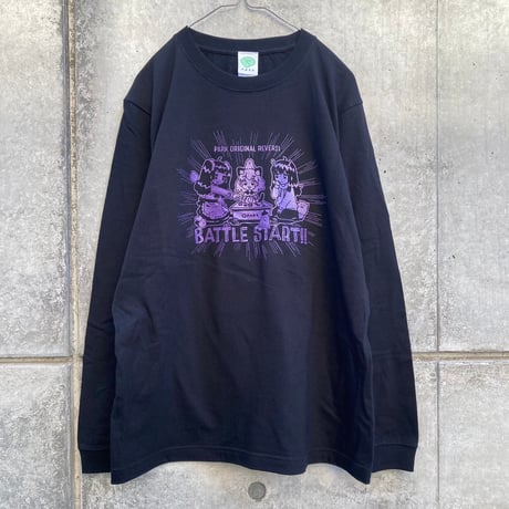 PARKリバーシ バトルスタート ロンT ブラック（PARK Reversi Battle Start Long Sleeve T-Shirt Black）