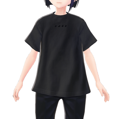 【VRoid用テクスチャ】Restaurant of USA Tシャツ