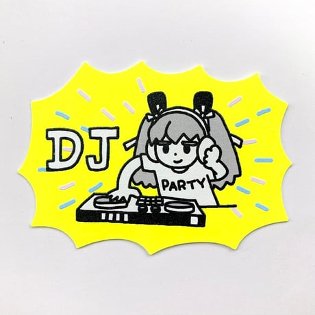 カカオのDJステッカー（Cacao’s DJ Sticker）