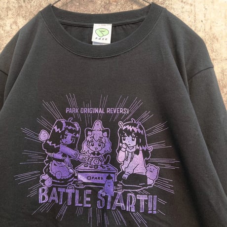 PARKリバーシ バトルスタート ロンT ブラック（PARK Reversi Battle Start Long Sleeve T-Shirt Black）