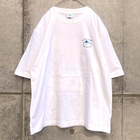 モルケーキ BIGシルエットTシャツ ホワイト（Guinea Pig Cake Over Size T-Shirt White）