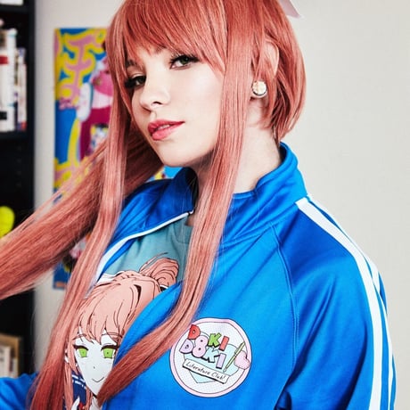 【OMOCAT×DDLC】DOKI DOKI Blue Track Jacket
