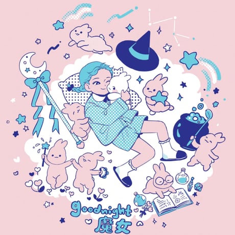 【宇宙サマー】OYASUMI MAJO T-SHIRT
