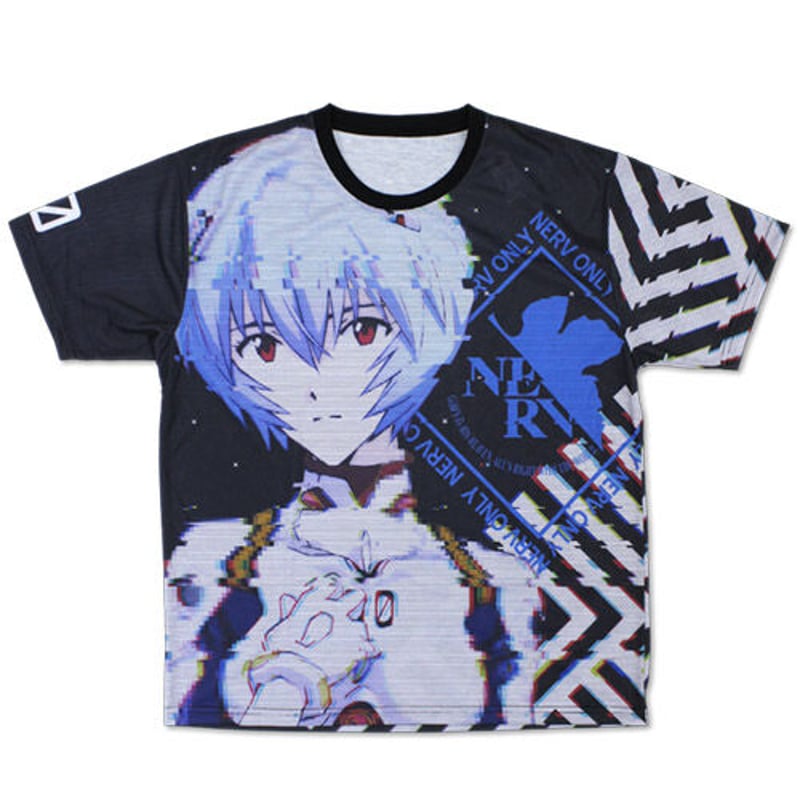 COSPA】綾波レイ 両面フルグラフィックTシャツ [EVANGELION COSPA】綾波レイ 両面フルグラフィックTシャツ [EVANGELION