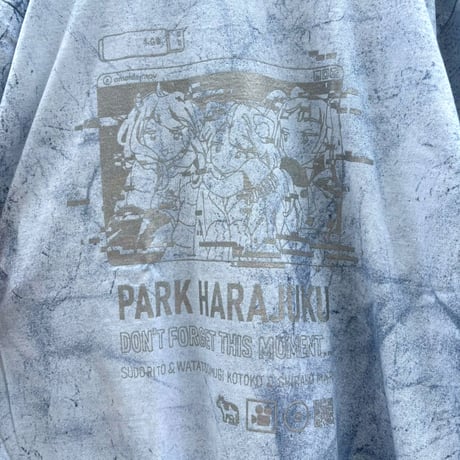りとことまり メモリータイダイT オーシャン（Rito, Kotoko and Mari Memory Tie-Dye T-Shirt Ocean）