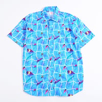 【宇宙サマー】POOL DREAMS HAWAIIAN SHIRT BY SHIRLEY CHAN