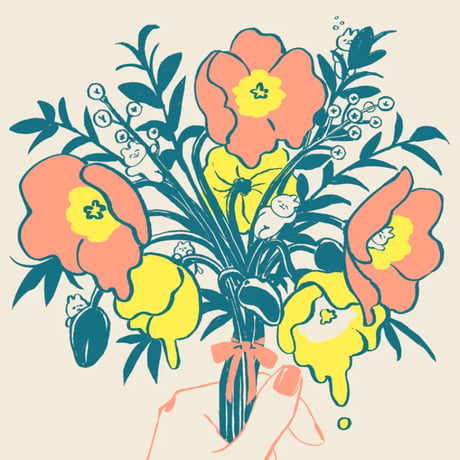 【宇宙サマー】MELTY BOUQUET T-SHIRT