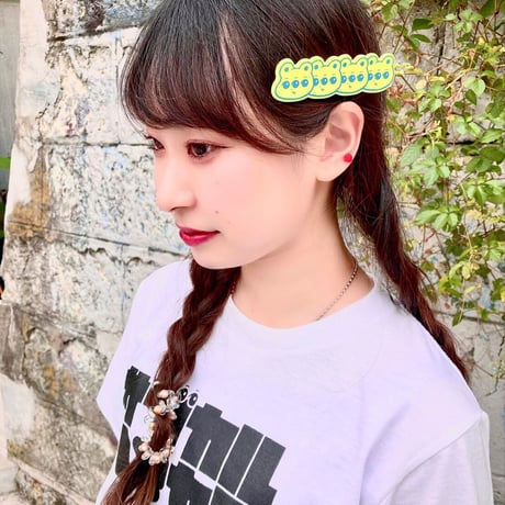 平行×PARK　くまめバレッタピン