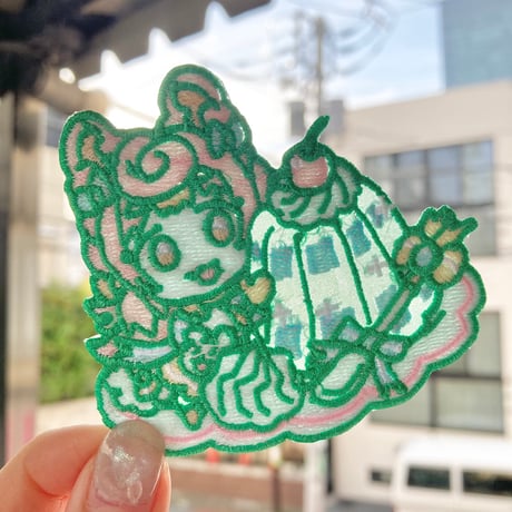 原宿バーチャルパーク　キラキラカフェワッペン