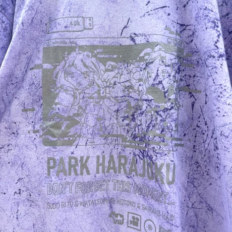 りとことまり メモリータイダイT アメジスト（Rito, Kotoko and Mari Memory Tie-Dye T-Shirt Amesyst）