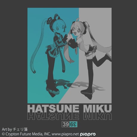 【COSPA】初音ミク Tシャツ チェリ藻 Ver. [初音ミク] 0594-2069