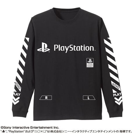 【COSPA】袖リブロングスリーブTシャツ“PlayStation” [プレイステーション]