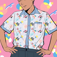 【宇宙サマー】SEASHELL DAYDREAM BUTTON DOWN