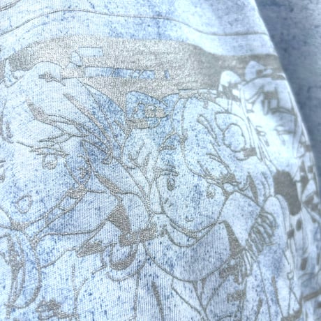 りとことまり メモリータイダイT オーシャン（Rito, Kotoko and Mari Memory Tie-Dye T-Shirt Ocean）