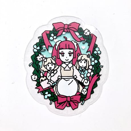 PARKタロット クリアステッカー　まり（Park Tarot Clear Sticker “Mari”）