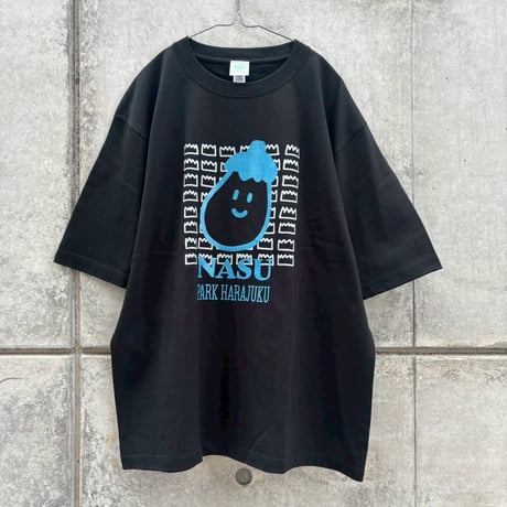 NASU&BARAN BIGTシャツ ブラック（Eggplant and Baran Big T-shirt Black）