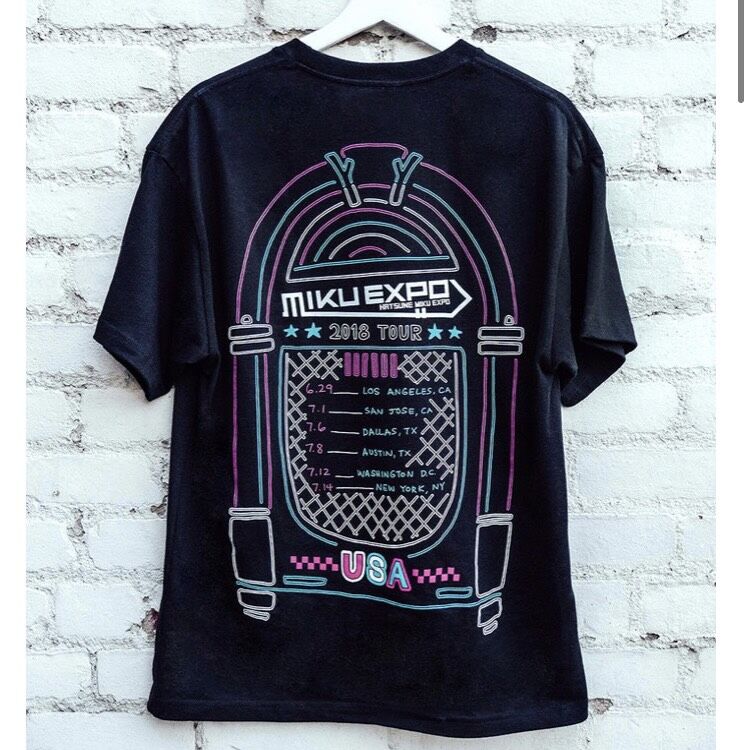 MIKU EXPO 初音ミク Tシャツ HATSUNE MIKU EXPO 10th Anniversary - 描き下ろし 初音ミク