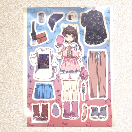 きせかえシール りと　（不透明）