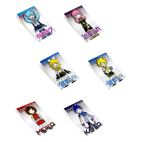 【OMOCAT×初音ミク】MIKU EXPO Pins (全6種類)