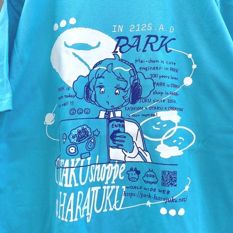 FUTUREメイちゃん Tシャツ アクアブルー（Future Mei-Chan T-Shirt Aqua Blue）