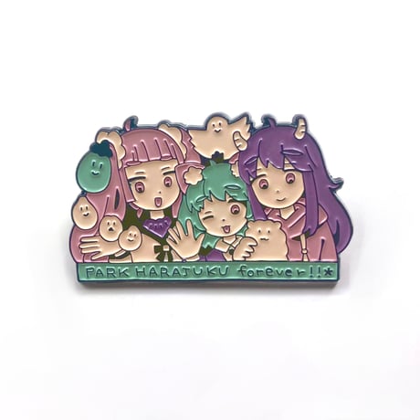 りとことまり PARK WINDOW ピンバッジ（Rito, Kotoko and Mari at PARK WINDOW Pin Badge）