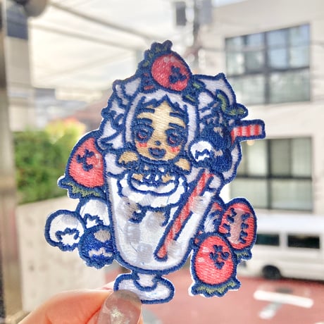 原宿バーチャルパーク　キラキラカフェワッペン