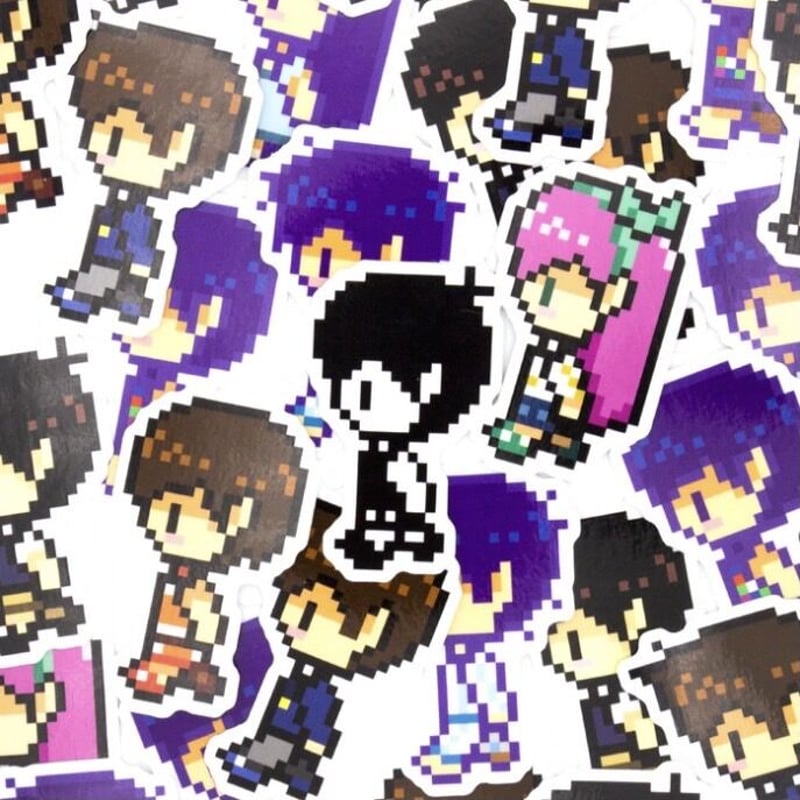 OMORI】WALKING WITH FRIENDS Sticker Set【OMOCAT】