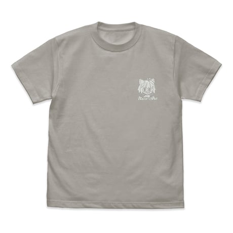 【二次元COSPA】ネコアルク ワンポイント刺繍Tシャツ [月姫 -A piece of blue glass moon-] 2325-1489 ライトグレー