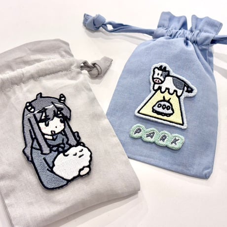 PARKオリジナル　刺繍ワッペン　ことこフェイス