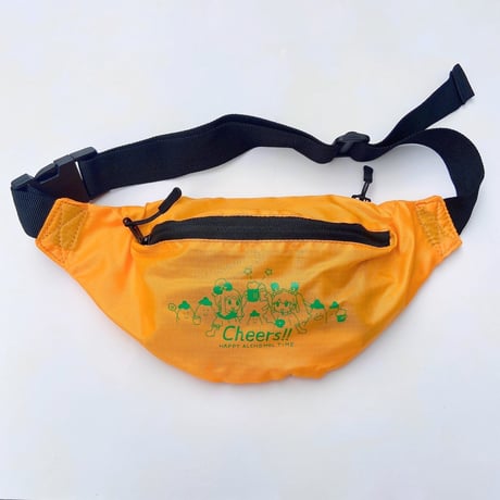ビアガーデン ミニウエストポーチ オレンジ（Beer Garden  Mini Waist Pouch Orange）